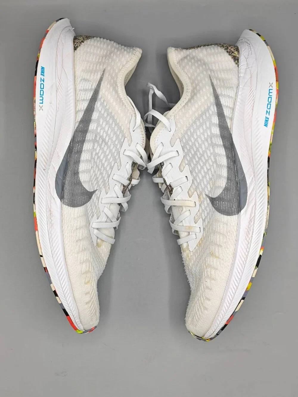 Nike Air Zoom Pegasus Turbo 2 AW White Multi-Color Men's 10.5 Shoes - BV7765-100